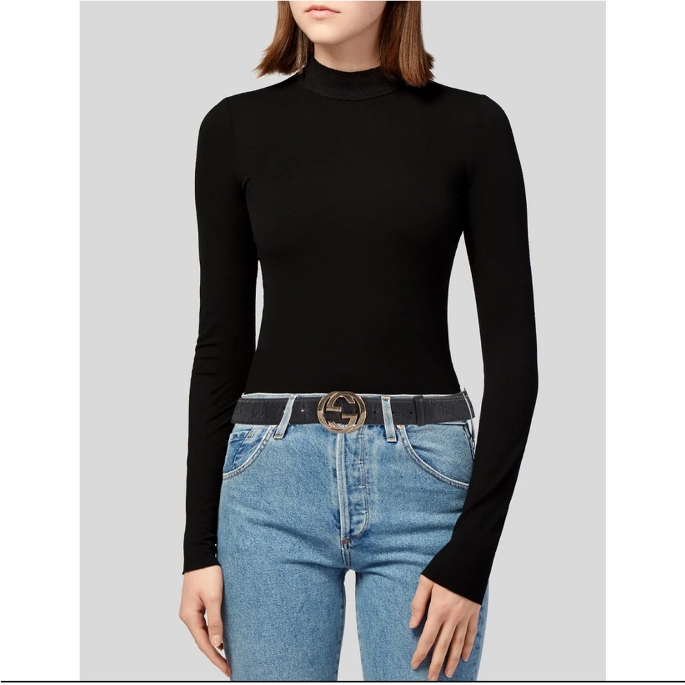 Authentic Gucci Signature Leather Belt